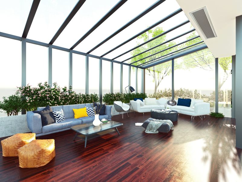 Contemporary Sunroom Setup